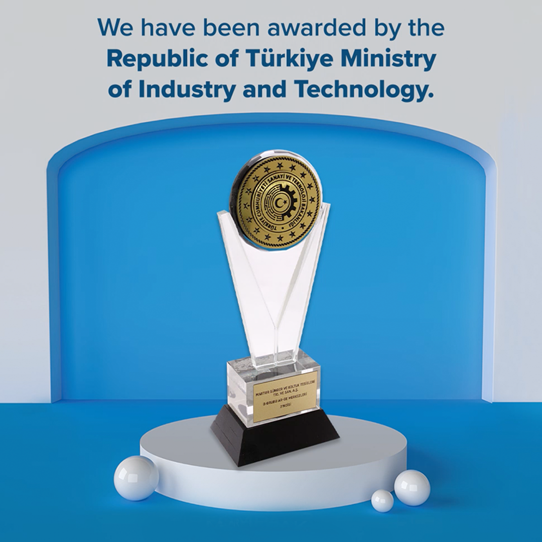 The Republic of Turkiye Ministry of Industry and Technology Award for Our R&D Center