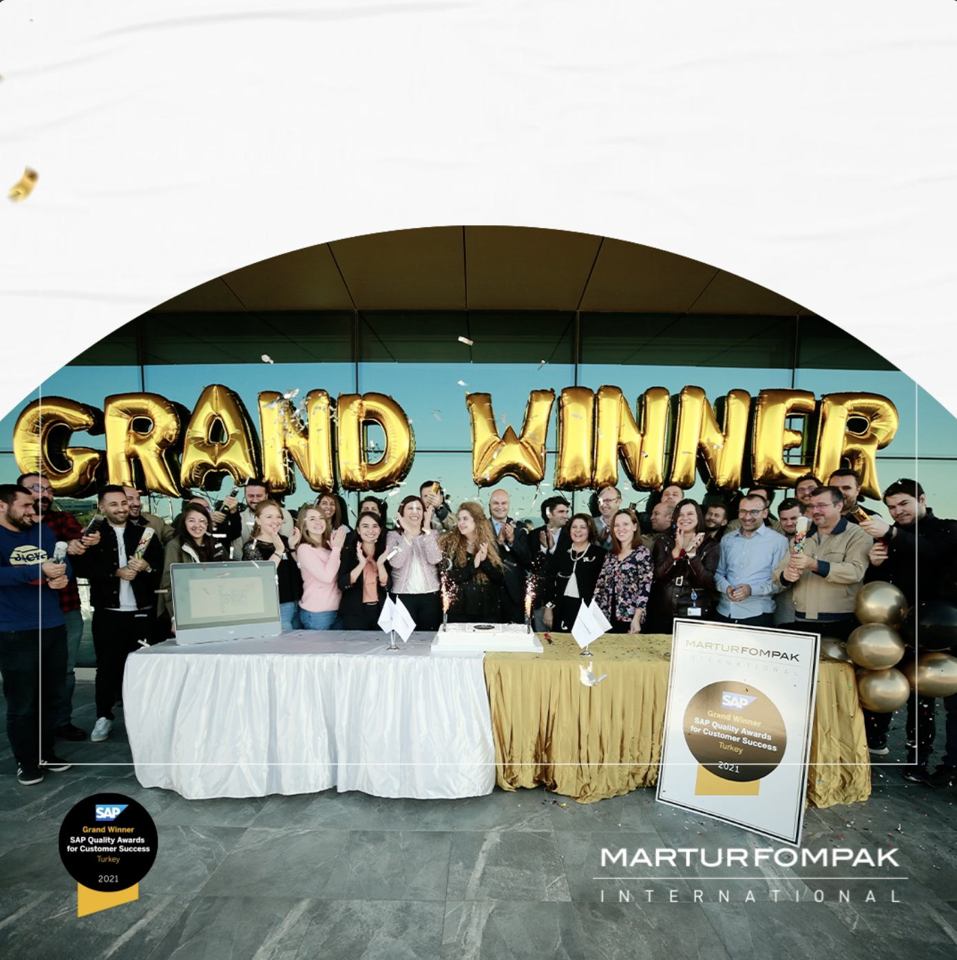 Grand Winner of the 2021 SAP Turkey Quality Awards