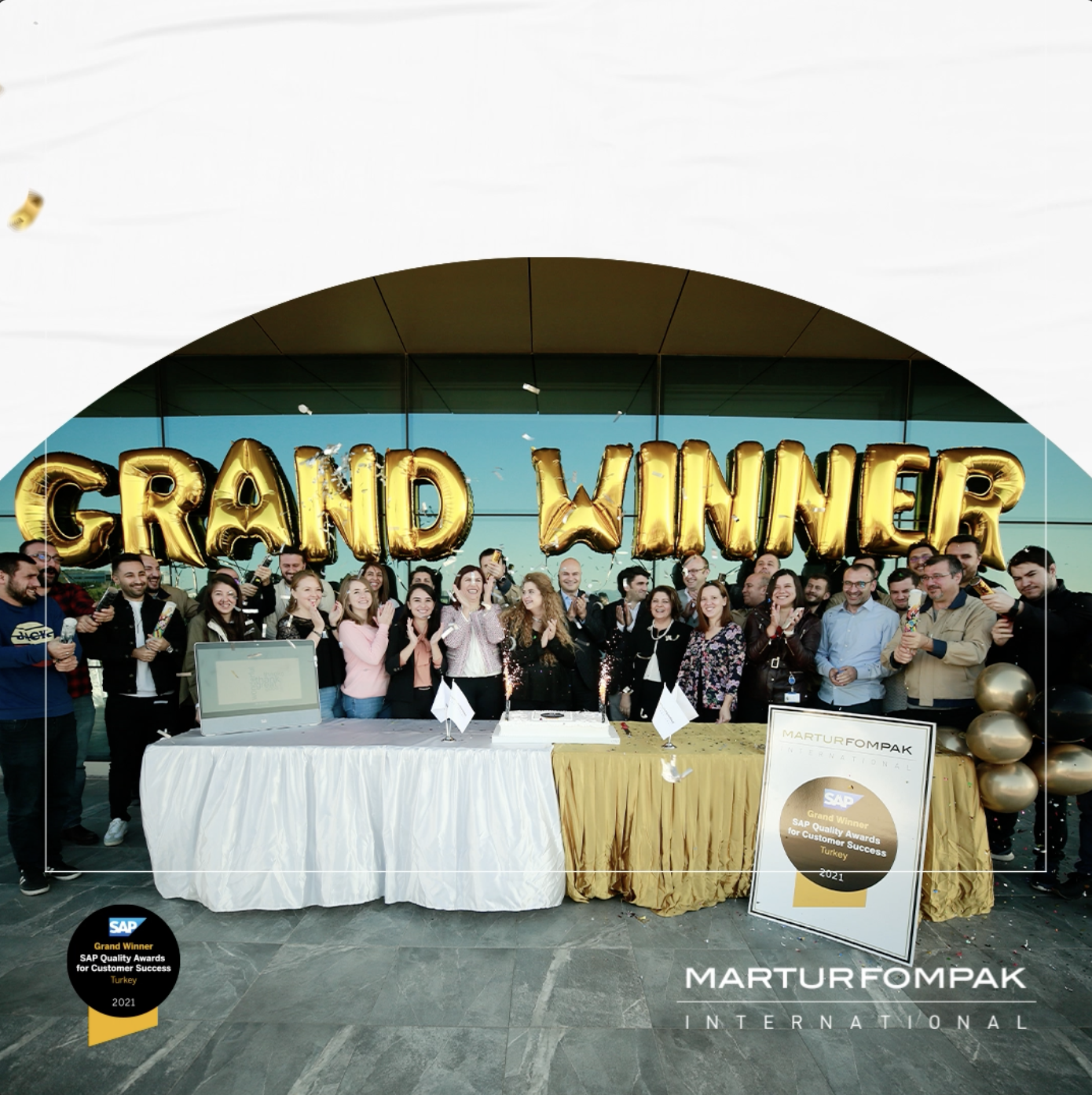 Grand Winner of the 2021 SAP Türkiye Quality Awards